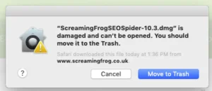 پاک کردن اسکریمینگ فراگ از مک بوک